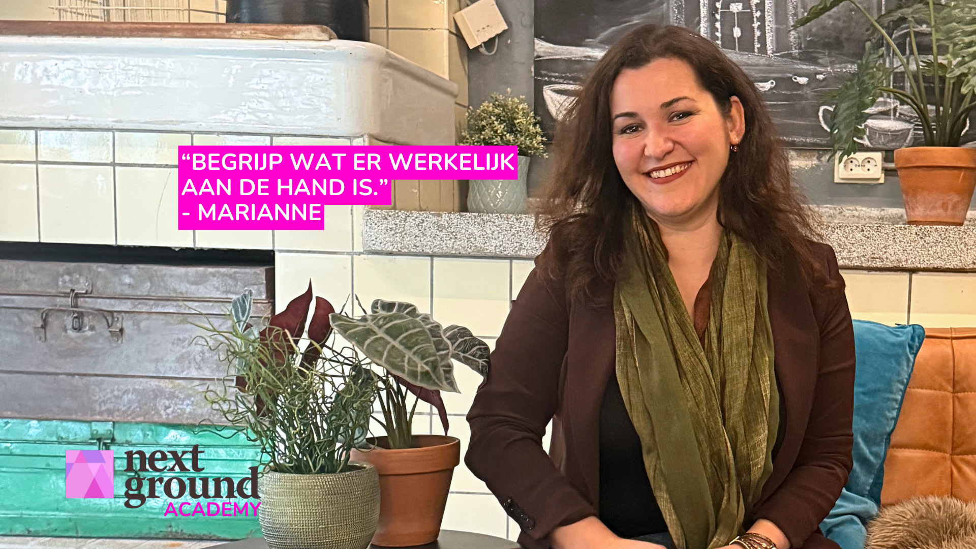 Banner begrijp eerst wat er werkelijk aan de hand is, door Marianne