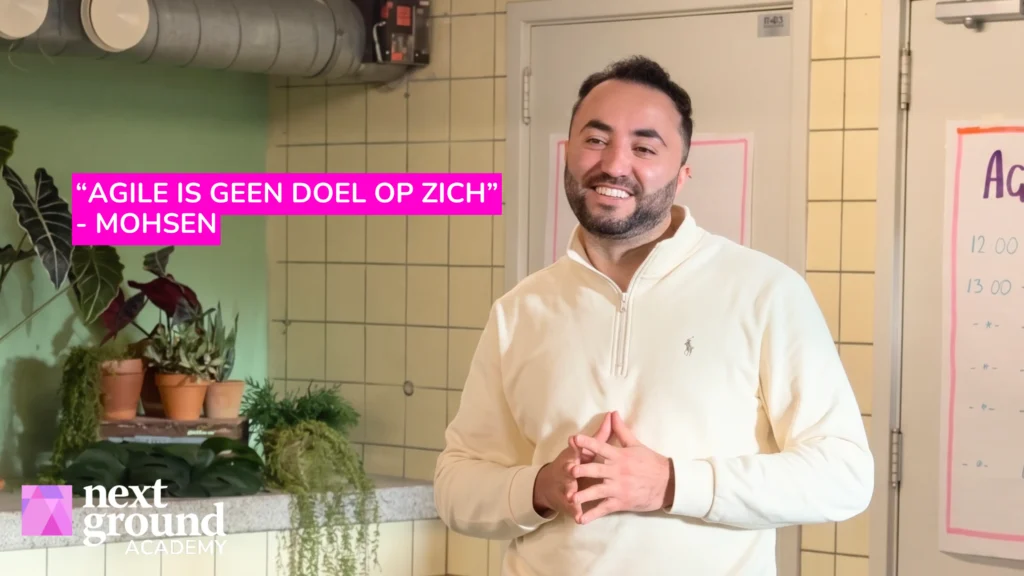 Mohsen quote: Agile is geen doel op zich